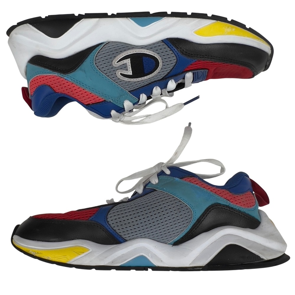 Champion Mens 93 Eighteen Big C Casual Low-Top Fashion Sneakers‎ 8.5 M Retro 80s